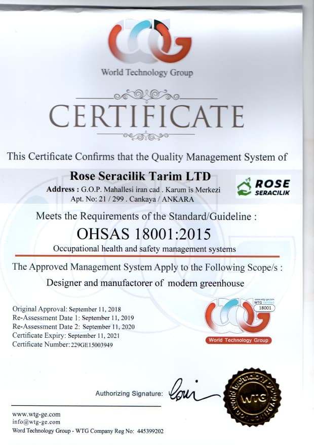 ابزو های شرکت رز سراجلیک ترکیه